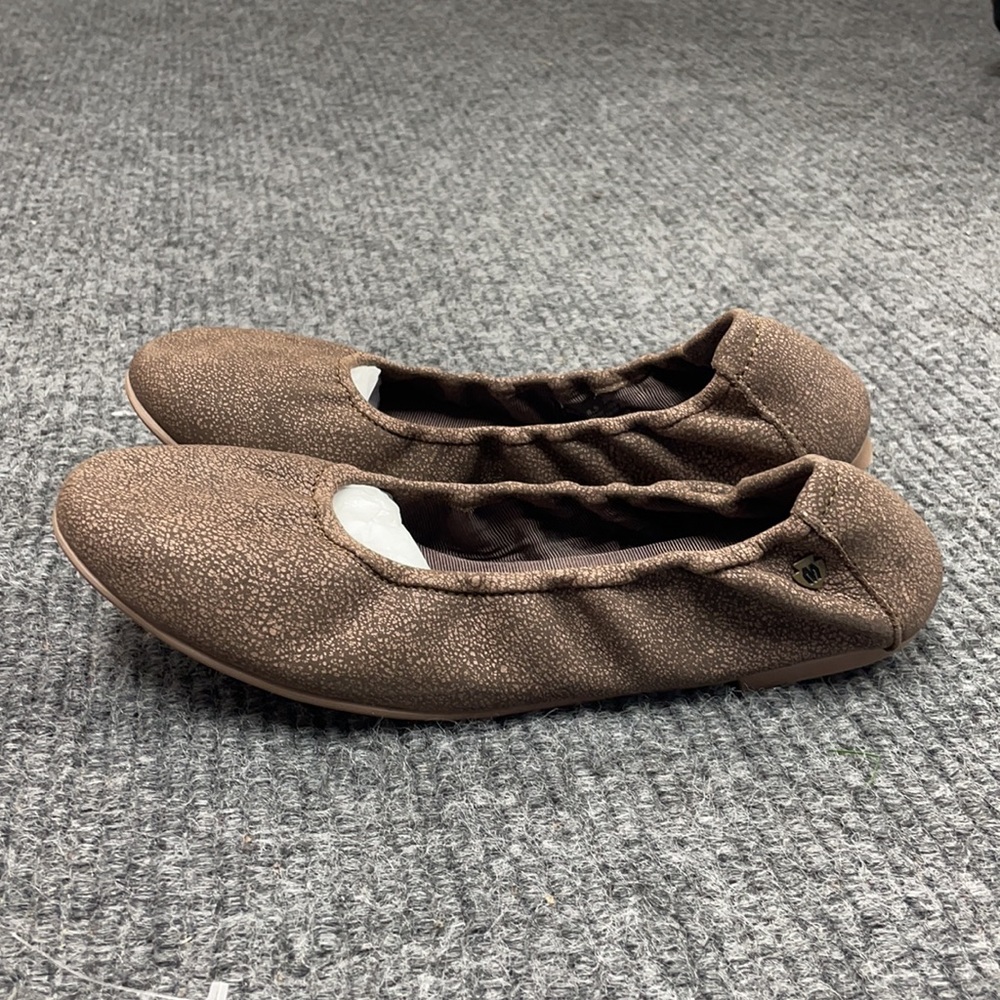 Minnetonka Brown Ballerina flats (2914) - Picture 2 of 8
